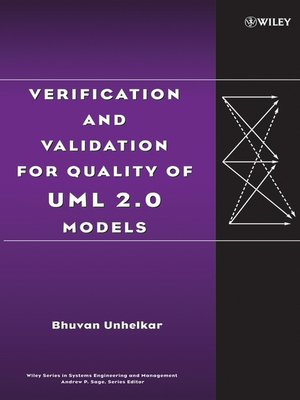 cover image of Verification and Validation for Quality of UML 2.0 Models